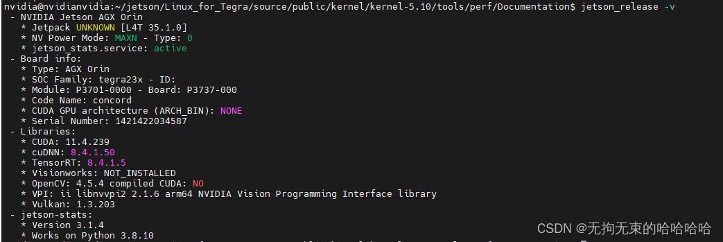 jetson_release执行结果