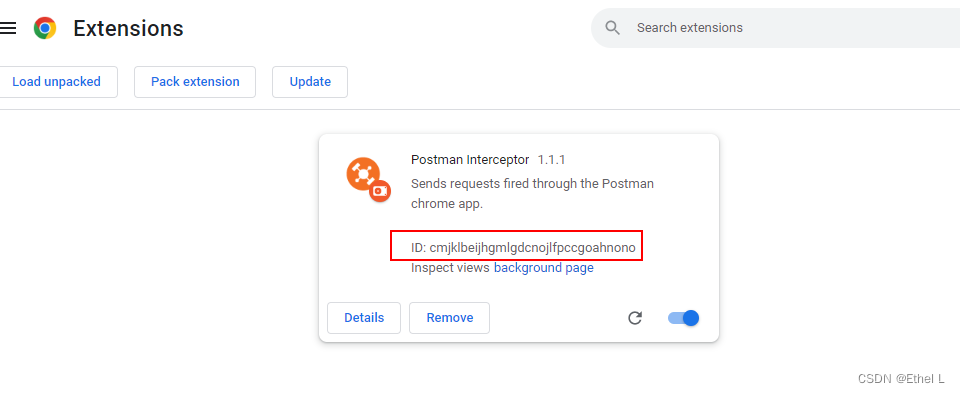 postman chrome extension interceptor