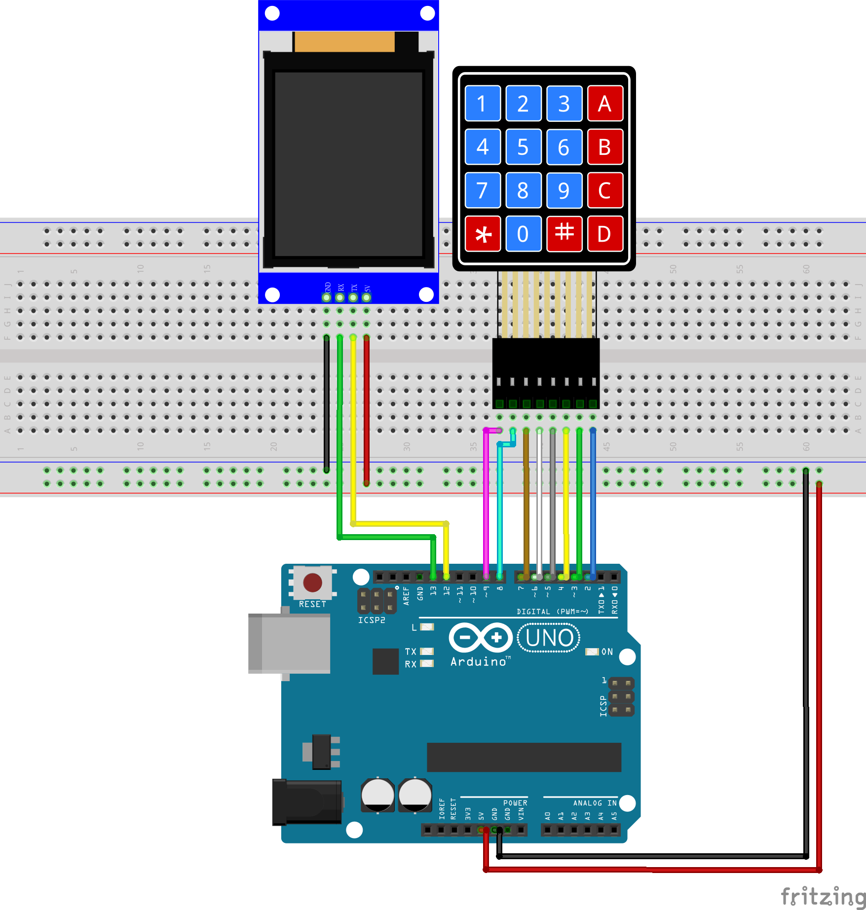 fritzing软件绘制arduino面包板接线图传感器模块库文件102