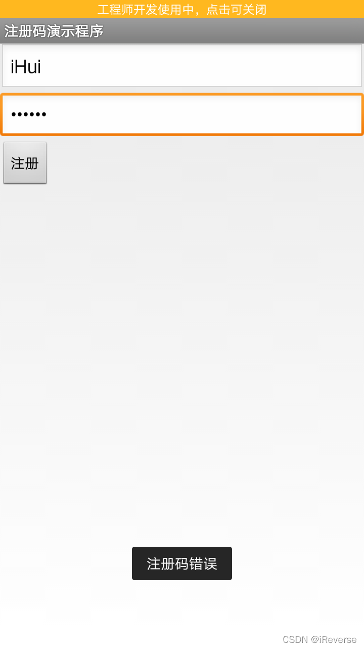 图4 运行实例程序