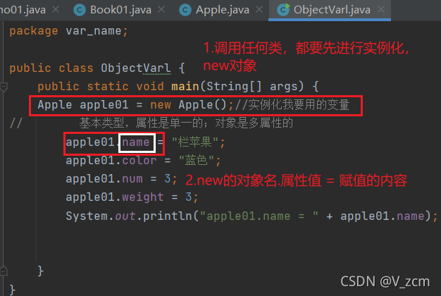 JAVA-06面向对象,调用私有化的属性_java私有属性怎么调用-CSDN博客