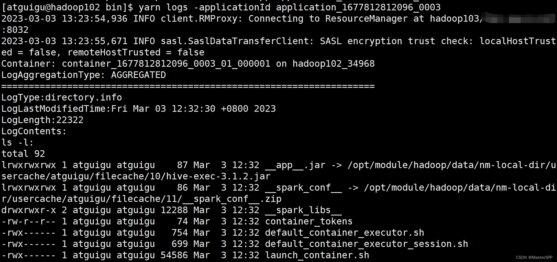 查看yarn日志CSDN博客
