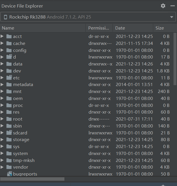android studio adb连接设备后在device file explorer 中不显示内容,显示nothing to show_安 ...