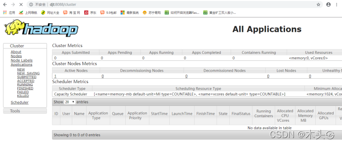 Hadoop伪分布集群搭建（Hadoop）