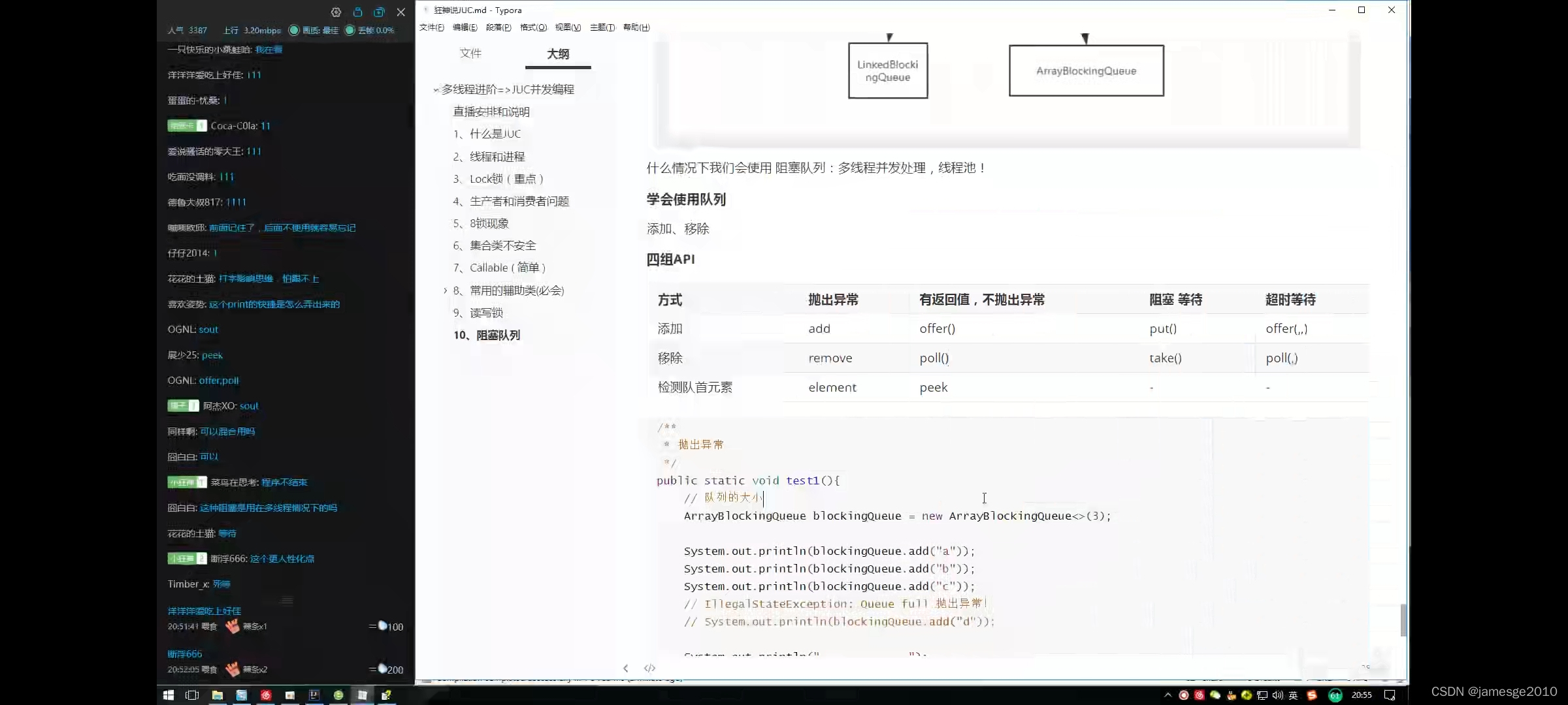 队列的四组api