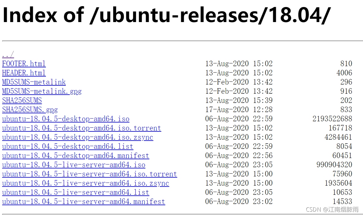 Ubuntu具体版本选择