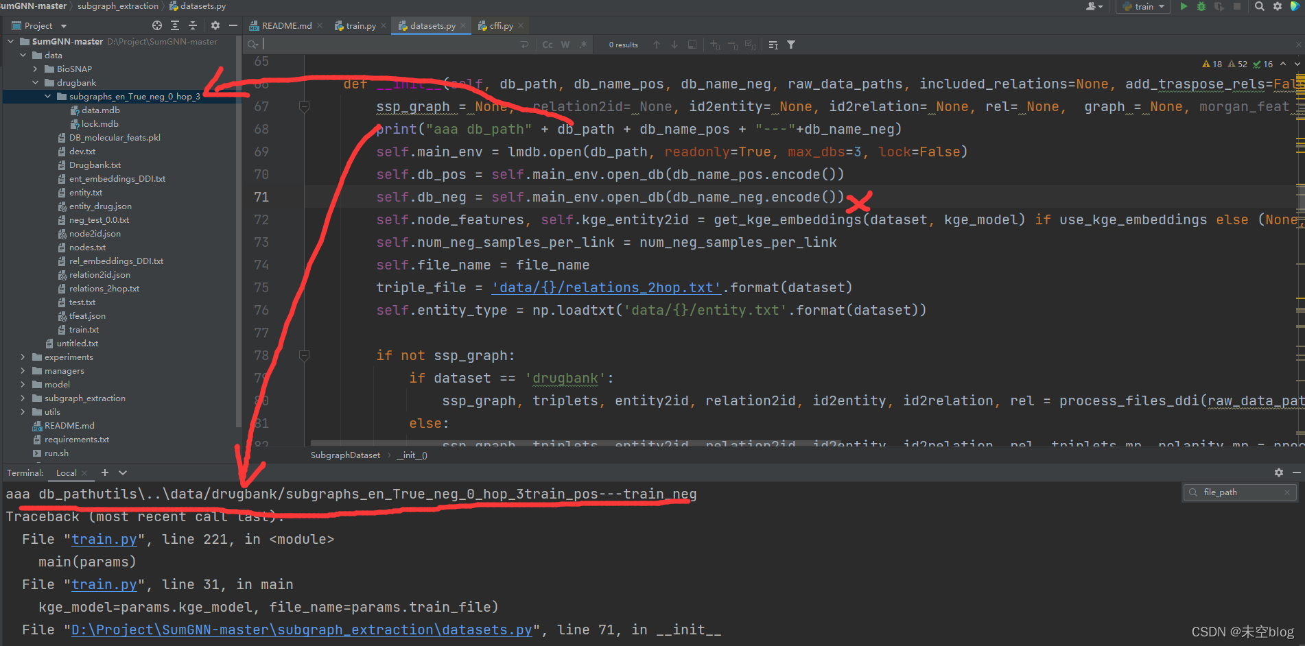 SumGNN部署实验&lmdb.ReadonlyError: mdb_dbi_open: Permission denied_lmdb ...