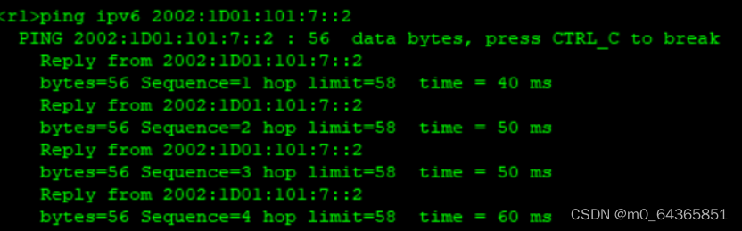 ipv6实验