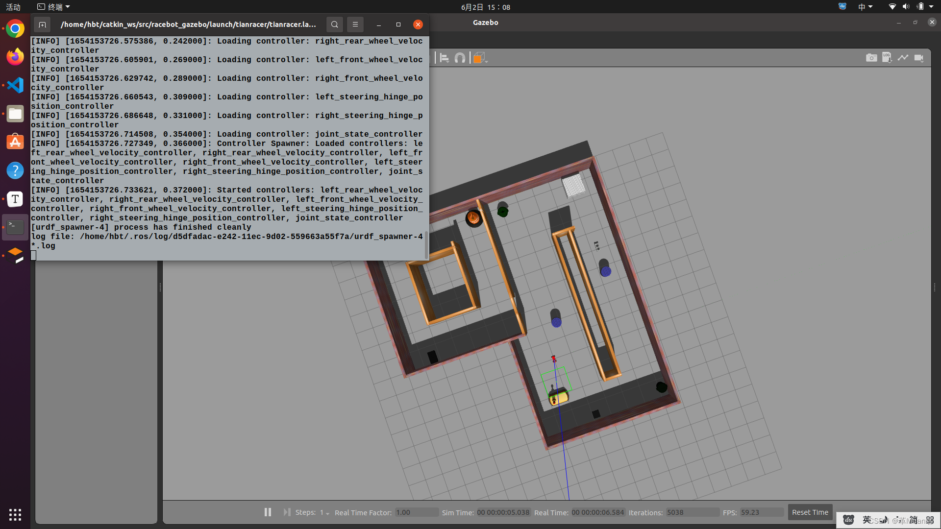 Gazebo simulation of the Ackerman car - Programmer Sought