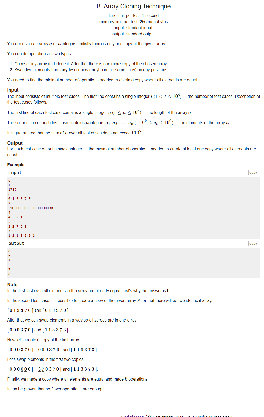 Codeforces Round 781 (Div. 2：A—D)_array cloning techniqueCSDN博客