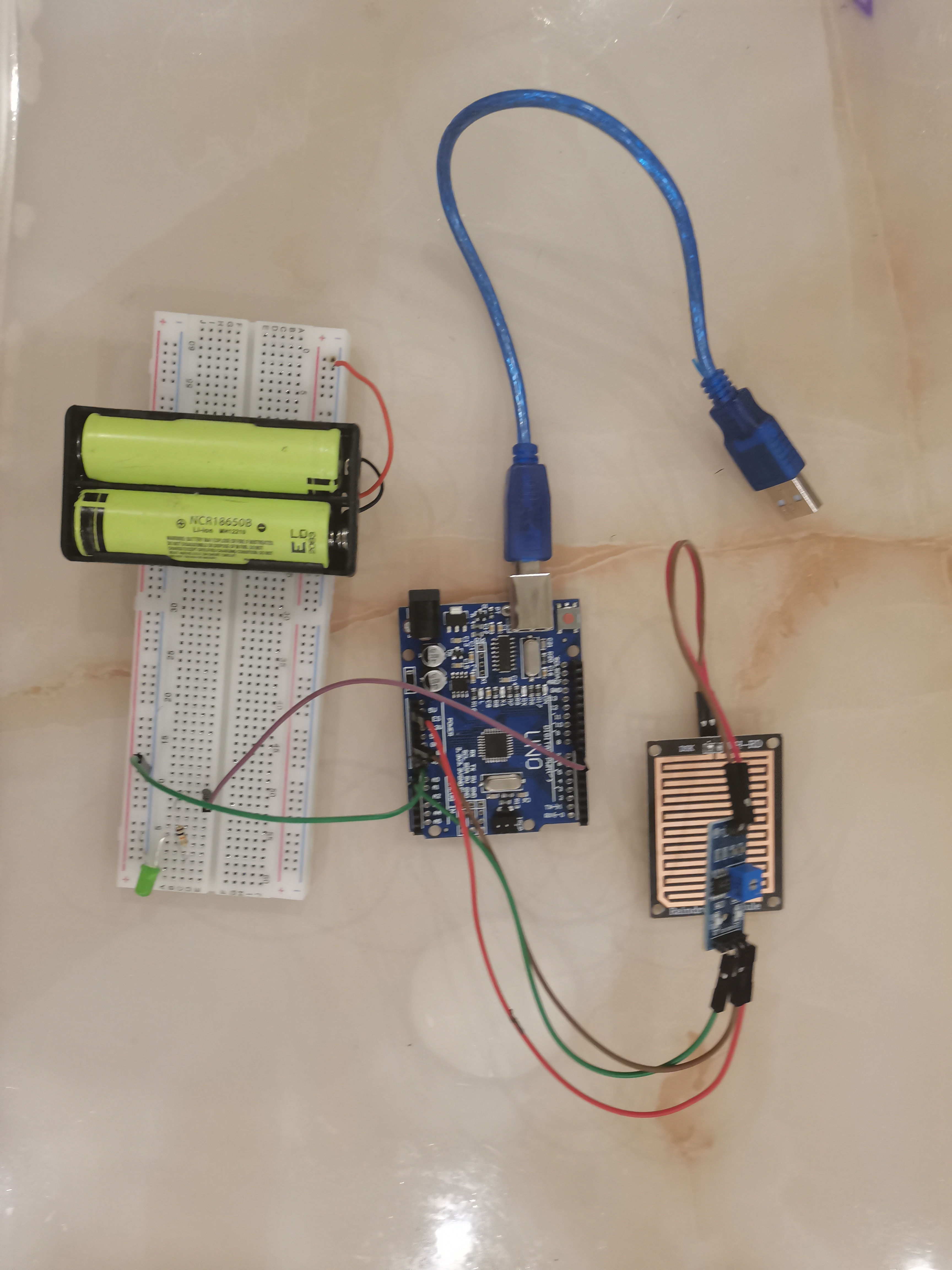 基于Arduino的雨滴传感器