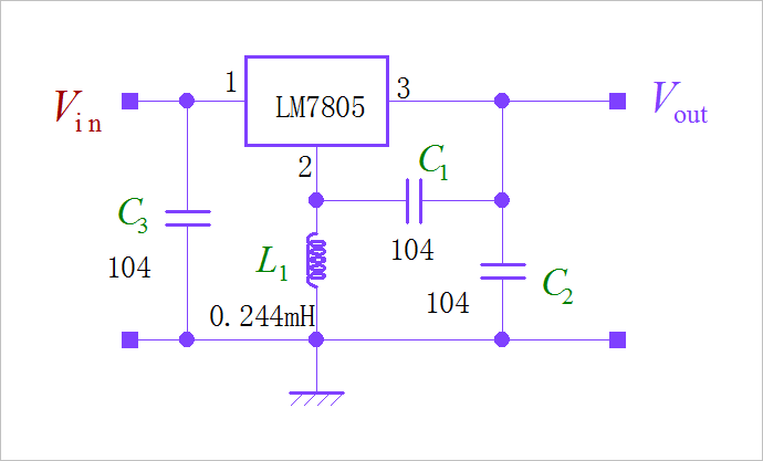 ▲ Figure 1.1.1 Schematic diagram of the experimental circuit