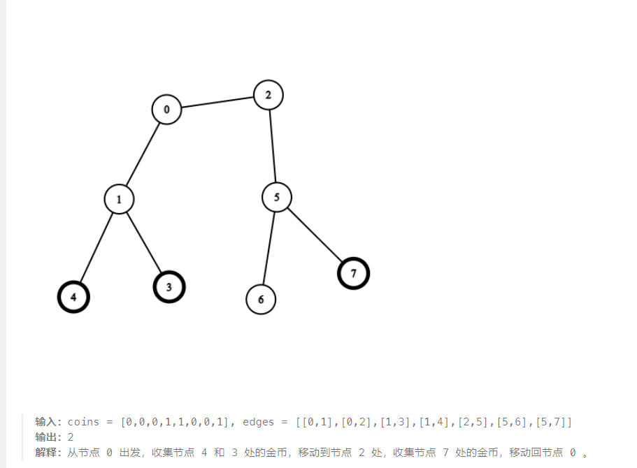 2023-09-21 LeetCode每日一题（收集树中金币）