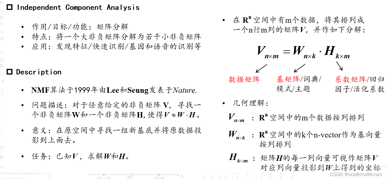 详解非负矩阵分解(NMF)及其在脑科学中的应用