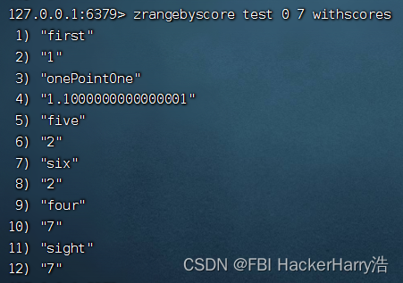 redis zrange 与 zrangebyscore的区别