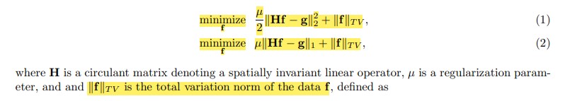 将总变分(TV)正则化应用到逆问题中Total Variation Regularization_tv正则化-CSDN博客