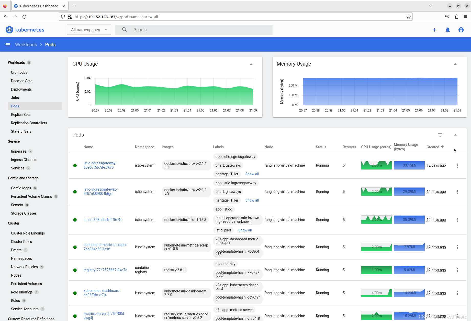 研发工程师玩转Kubernetes——启用microk8s的监控面板（dashboard）