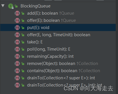 JAVA队列-接口
