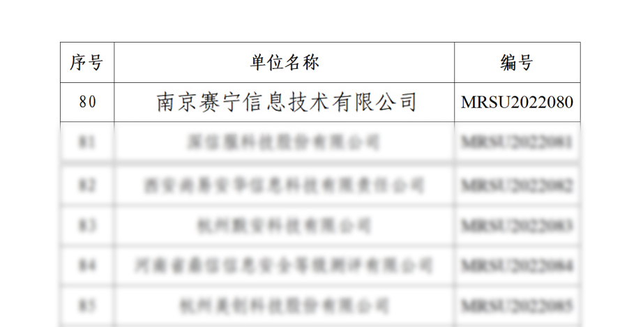 图为入选公示名单