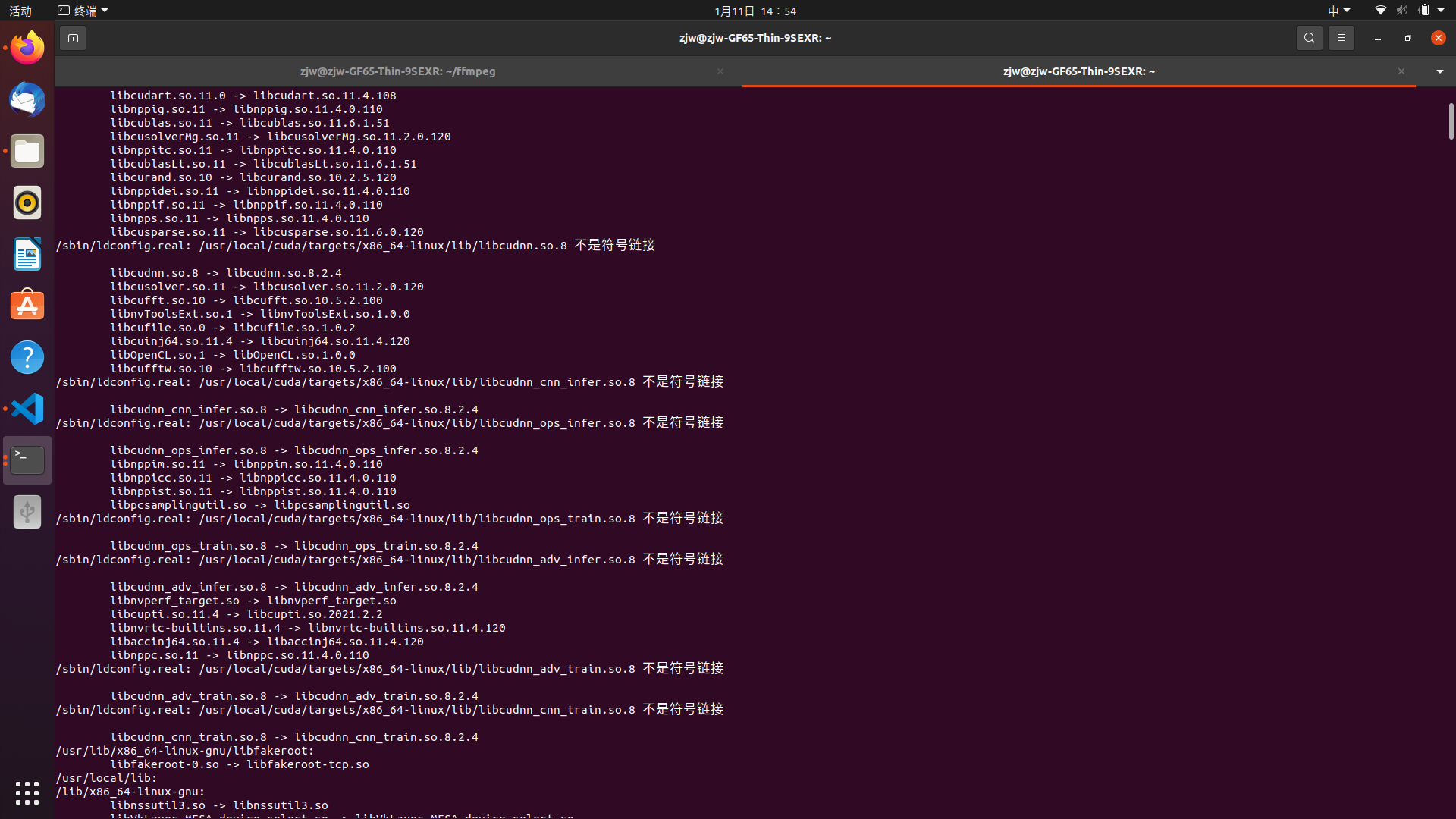 /usr/local/cuda/targets/x86_64linux/lib/libcudnn.so.8 不是符号链接CSDN博客