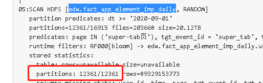 Impala SQL常见报错问题排查与解决记录