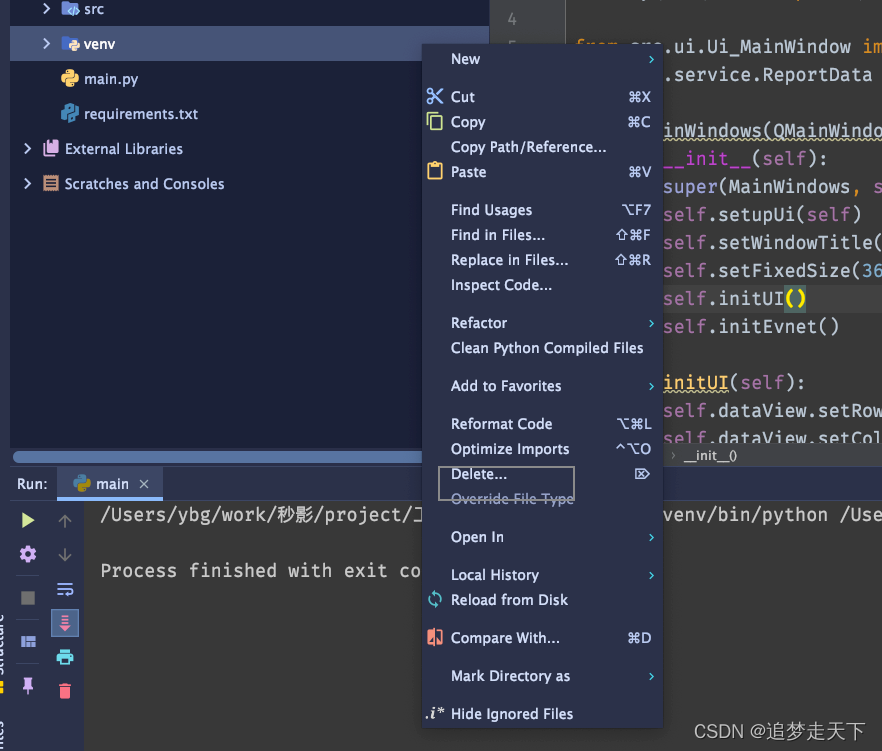 Python过程遇到的问题_python中modulenotfounderror: No Module Named 'pymys-CSDN博客