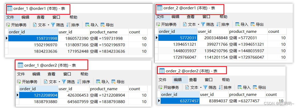 分库分表介绍以及shardingjdbc实现分库分表