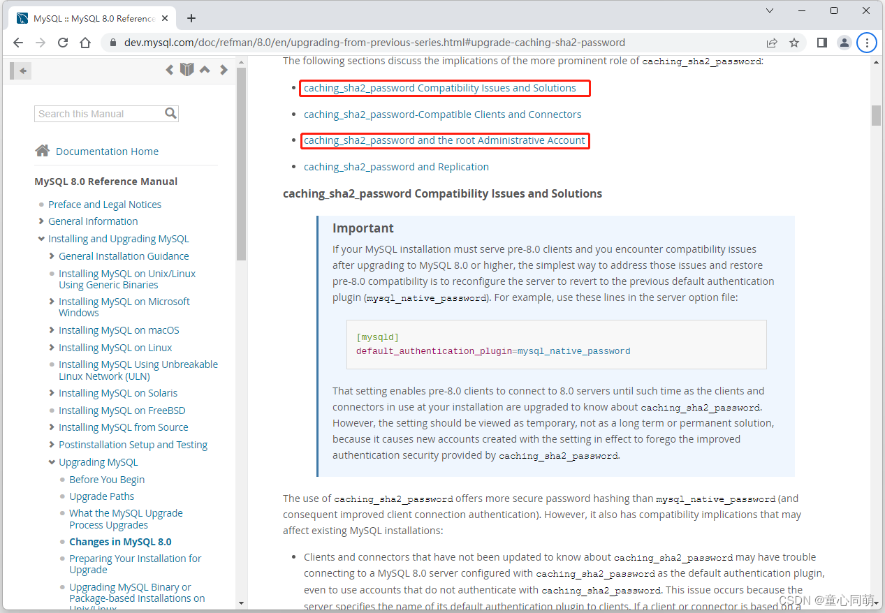 Client does not support authentication protocol requested by server