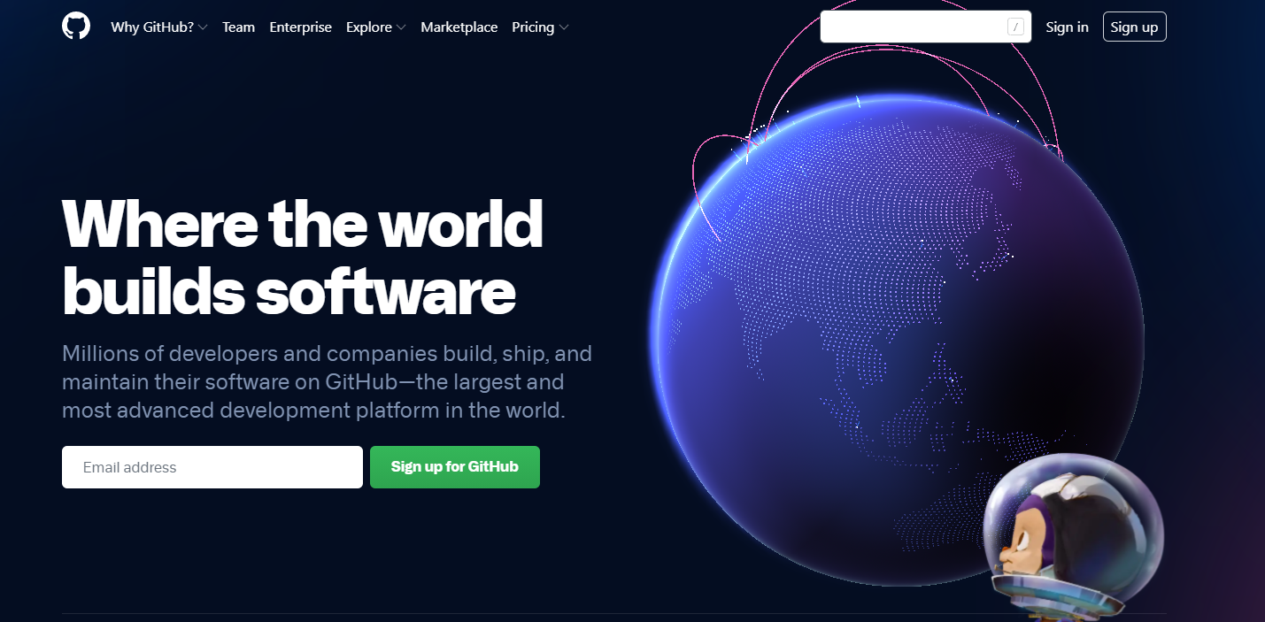 国外的大神github:github 是一个面向开源及私有软件项目的托管平台