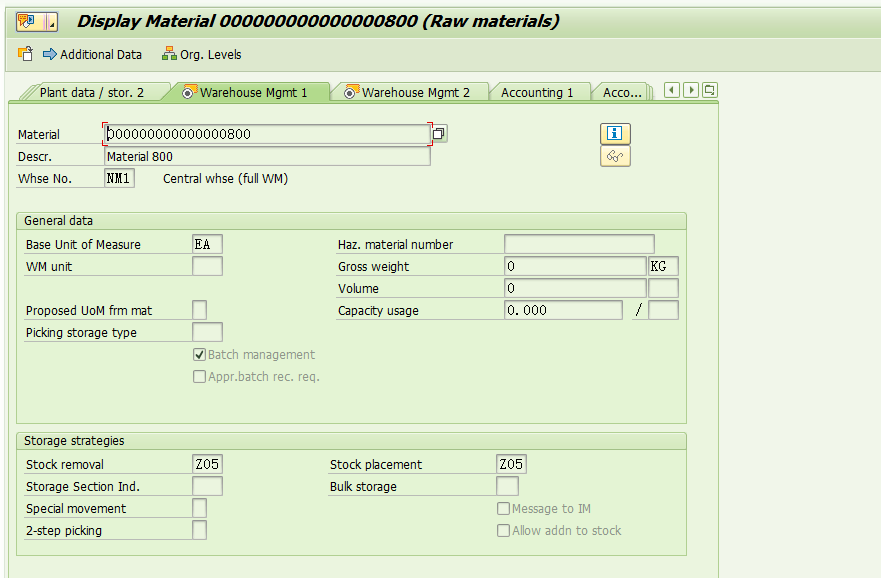 SAP WM中阶下架策略A(Partial Pallet Quantity) II_sap上下架策略CSDN博客