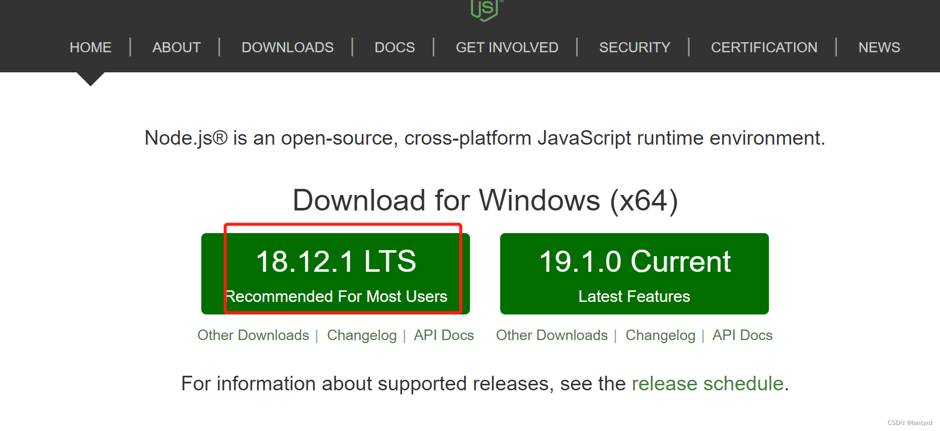 nodejs下载