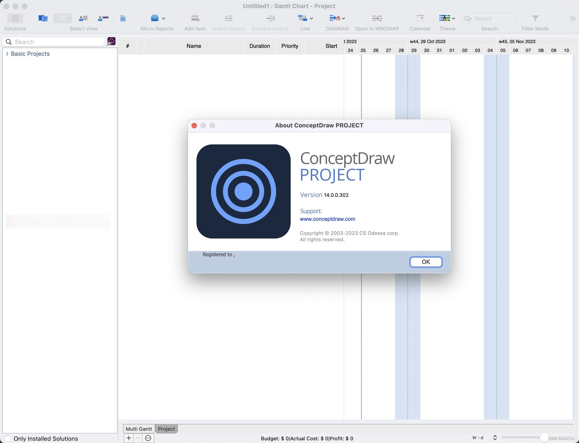 项目管理工具ConceptDraw PROJECT mac中文版自定义列功能