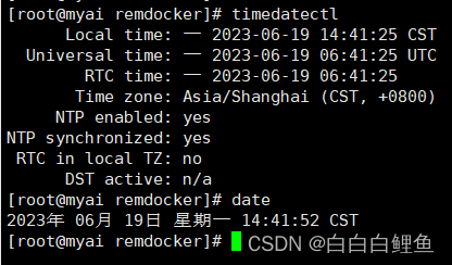 Docker部署(4)——运行时日志时间不对（时区设置）