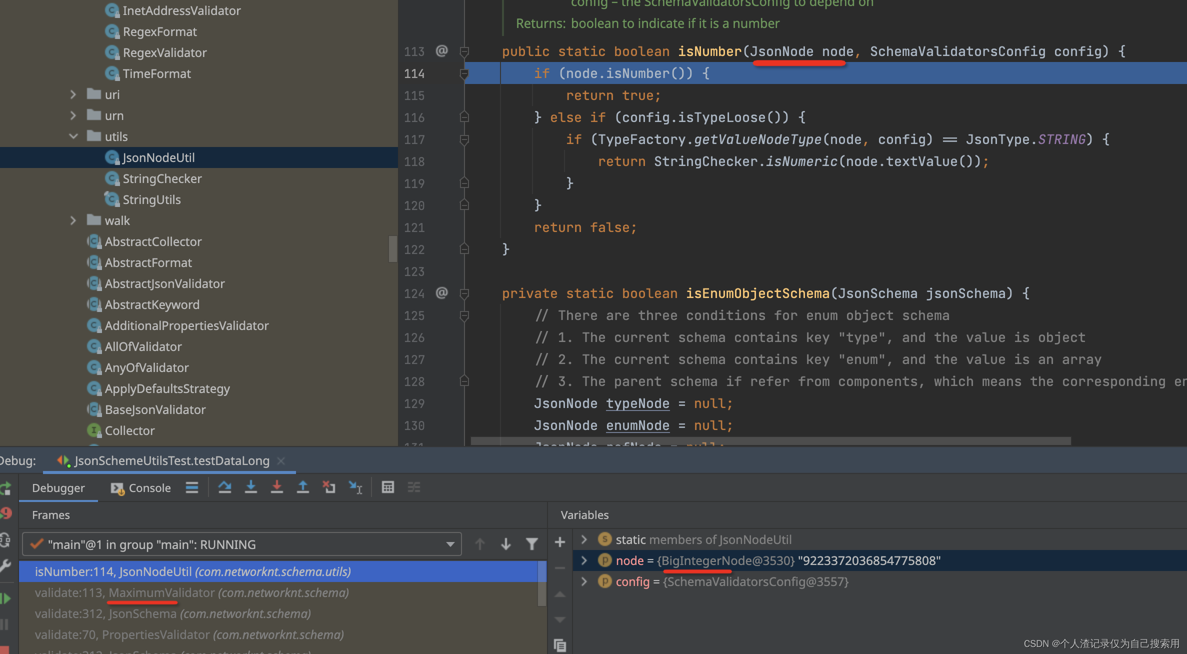 jsonschema networknt json-schema-validator 高级能力json 数字很大时, 变成什么类型