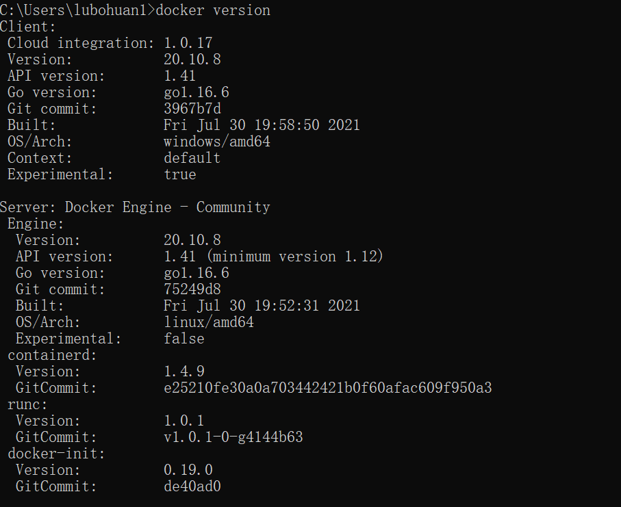 window安装docker以及使用docker拉取镜像（一个前端写的，工需）_docker desktop for windows 拉取镜像 ...