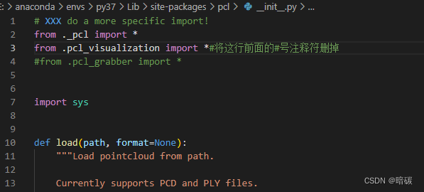 vscode python3.6配置pcl点云库 obj3d模型转pcd点云图