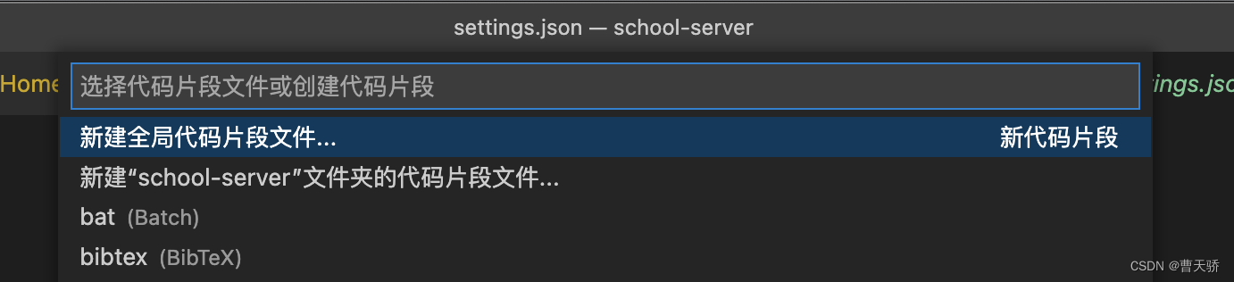 vscode开发java自定义代码模版