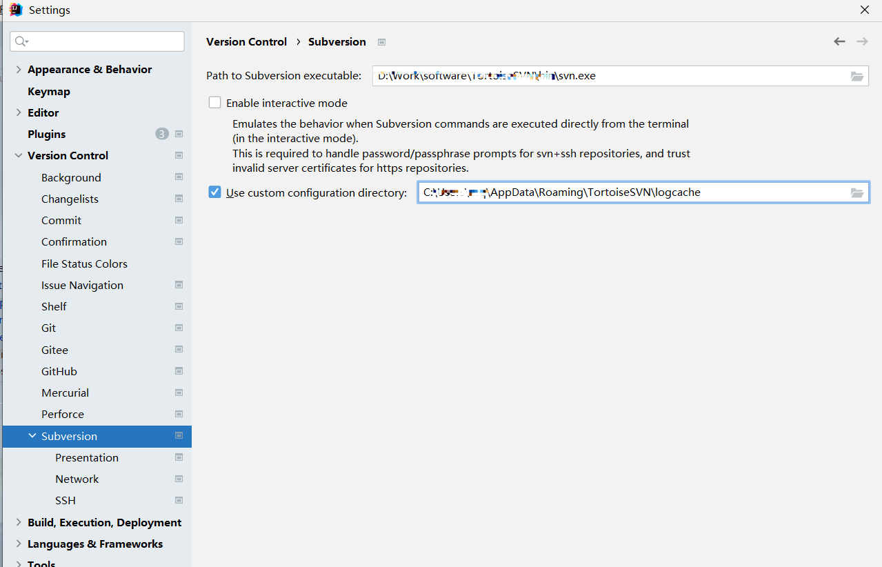 【奇葩问题】SVN IDEA不能show history \ 文件目录也同样不能show log_problems while loading