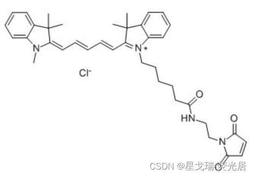 【星戈瑞】Sulfo-Cyanine5 mal 磺酸跟水溶性生物标记试剂