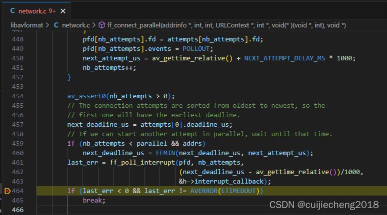 FFmpeg报错：Connection to tcp://XXX?timeout=XXX failed: Connection timed out