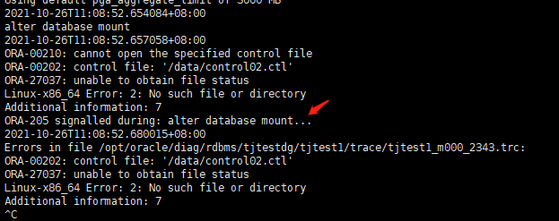 ora-00205-error-in-identifying-control-file-check-alert-log-for-more