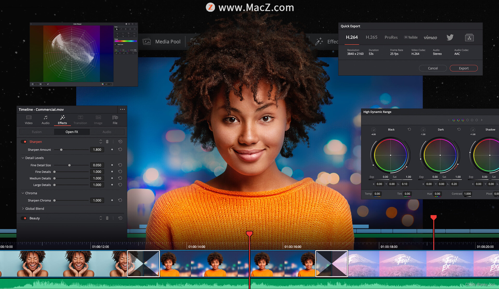 达芬奇DaVinci Resolve Studio 18.6.3 for Mac