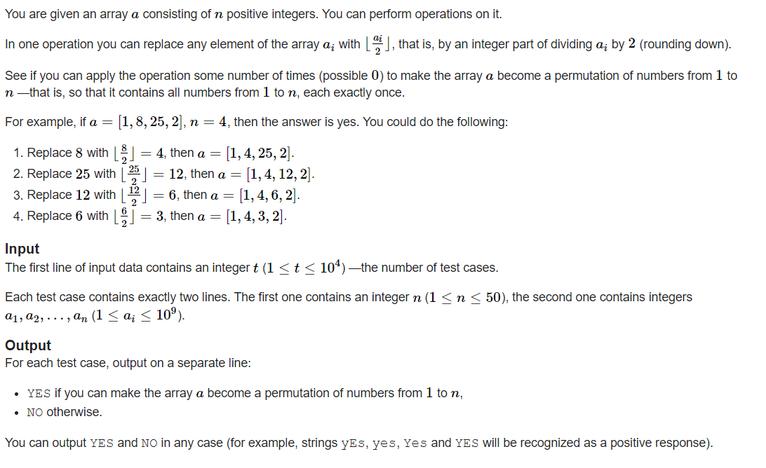 C. Division by Two and PermutationCSDN博客