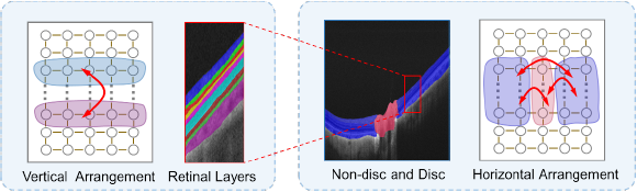 视神经乳头周围视网膜OCT图像的基于图形的表示