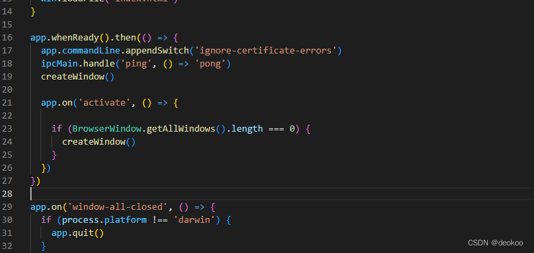 Electron 开发，报handshake failed； returned -1, SSL error code 1,错误