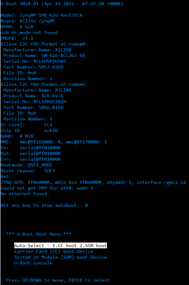 Kria K26 SOM 在 KV260 开发板上的使用_k26somCSDN博客
