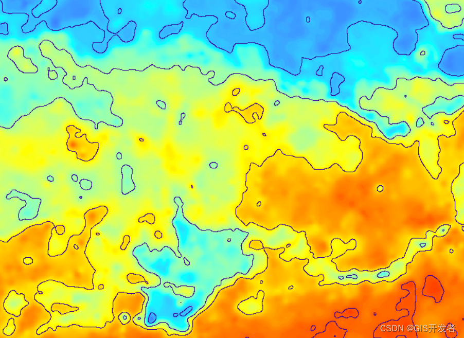 arcgis等值线图绘制图片