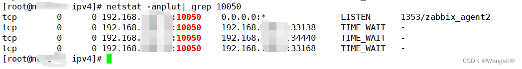 zabbix agent端 TIME_WAIT过多解决