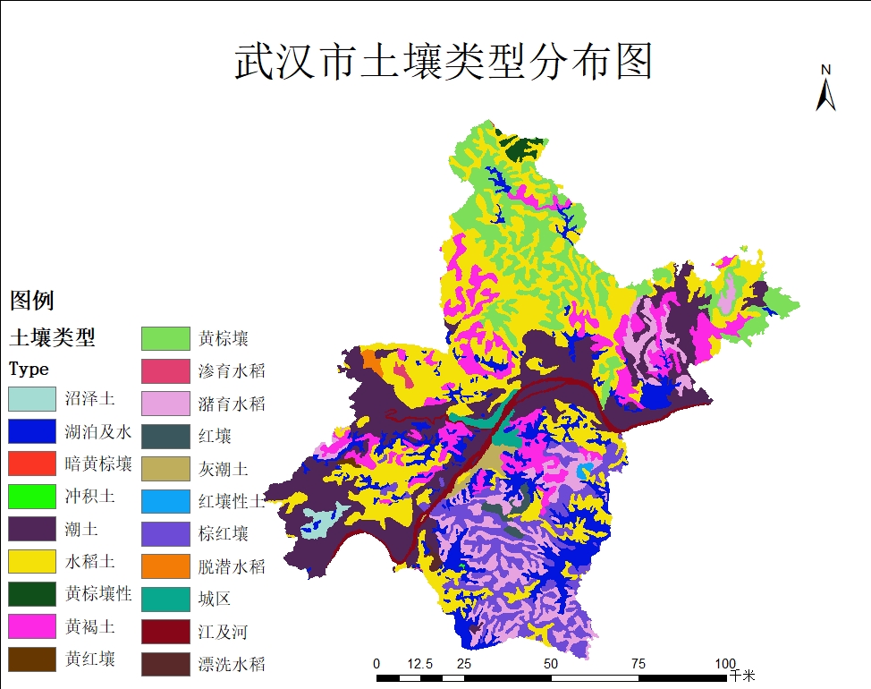 全国土壤类型分布数据/土壤有机质/土壤含水量分布/土壤温度/土壤质地/土壤PH