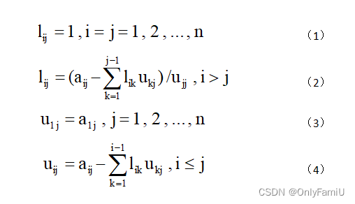 In matrix LU decomposition, the Python implementation of Crout ...